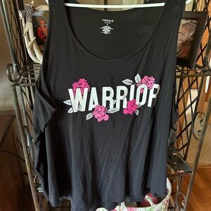 Torrid Black Graphic Tank Top Sleeveless Relaxed